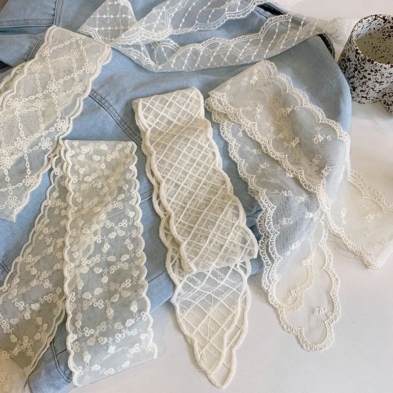 韩版新款森系蕾丝多用丝巾飘带发带绑头发网红小仙女超仙扎头发饰