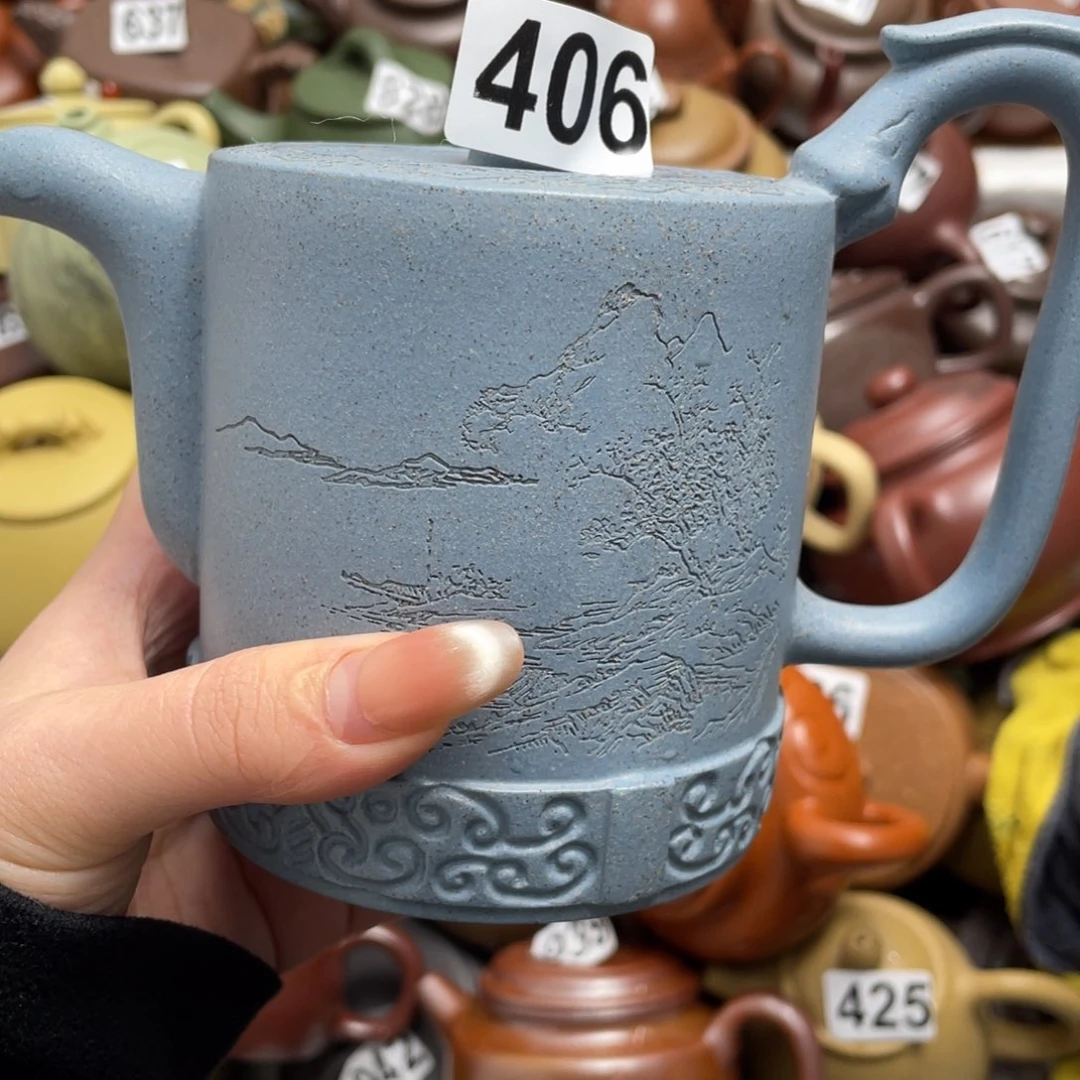 紫砂茶壶小*紫砂微瑕