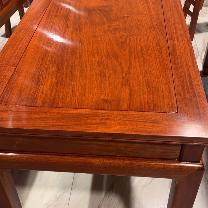 紫檀木类柜类家具天*缅甸花梨木书桌
