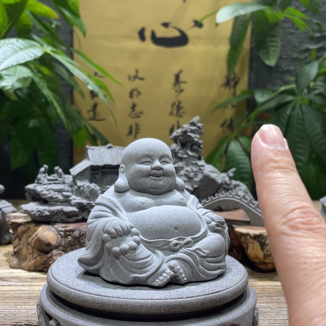 石材圆桌一个大肚一个