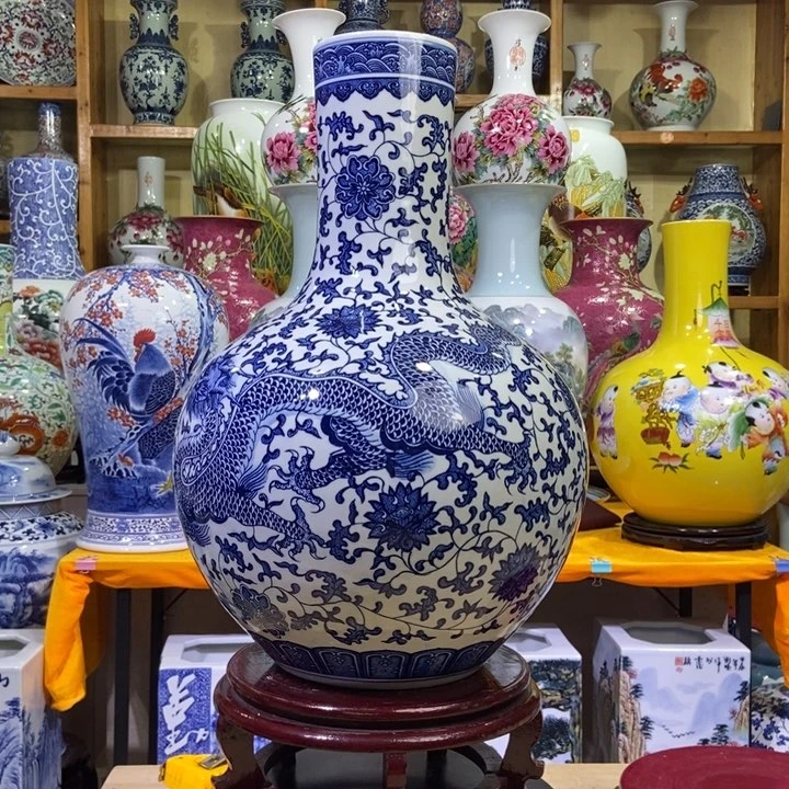 景德镇陶瓷花瓶摆件