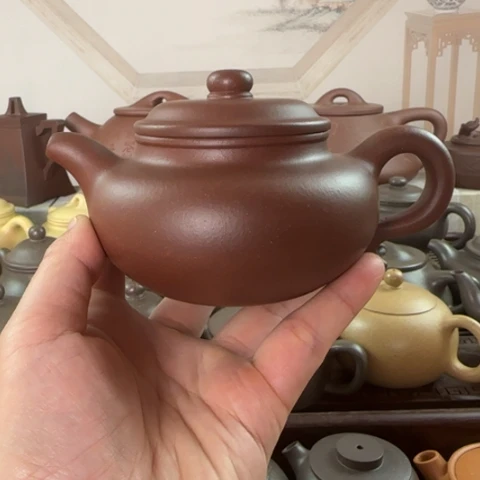 茶壶紫砂底槽清料220cc