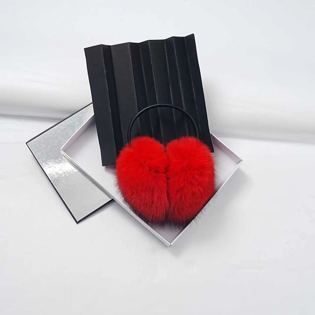 金雀绫【大桃耳包】简约加厚冬季韩版网红毛绒保暖耳套SZAK4E202