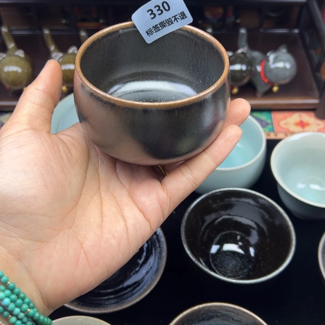 顾佳敏全手工柴烧建盏330