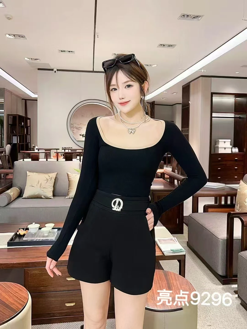 休闲短裤女2025夏季新款韩版高腰显瘦薄款简约通勤黑色外穿阔腿裤