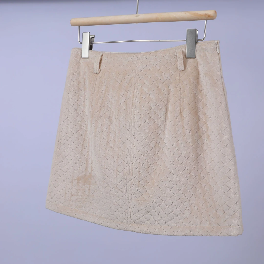 18110 简约百搭！秋冬女士气质时尚高腰显瘦休闲包臀半身裙