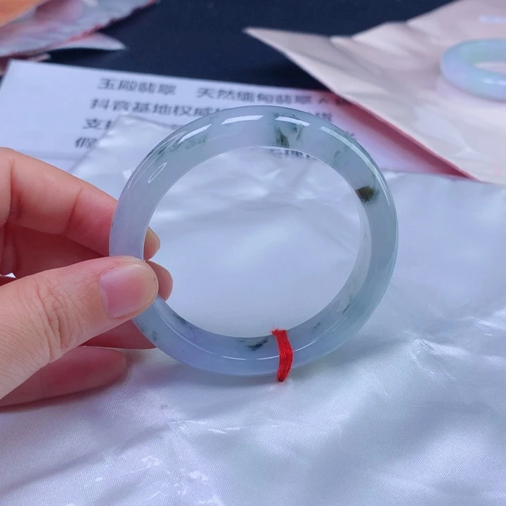 翡翠未镶嵌手镯54-55