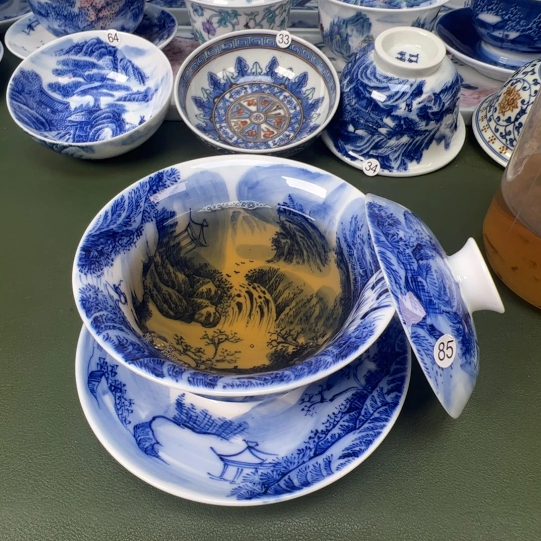 景德镇纯手工纯手绘茶具木木85