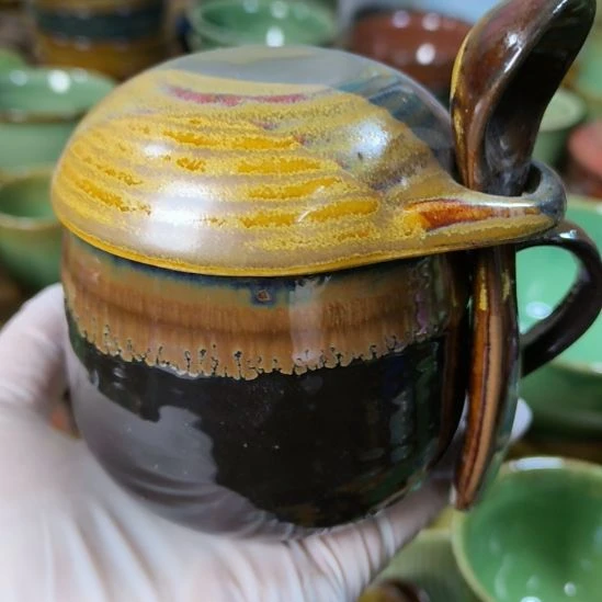 天***芳瓷片磁州窑五厂盘碗壶杯有瑕疵