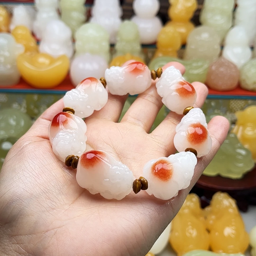 贵***子石材貔貅手吧手串