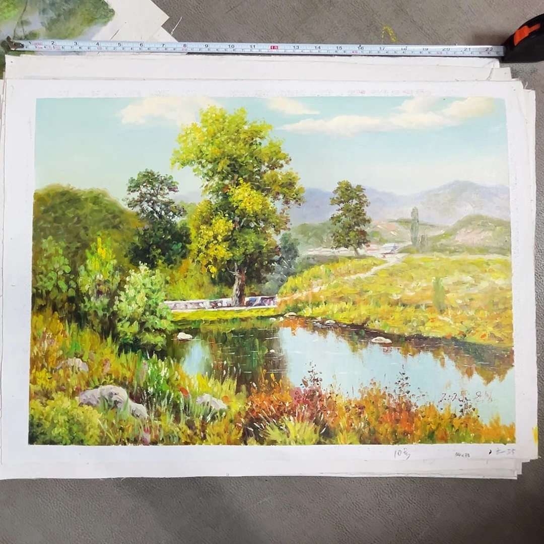 油画朝鲜艺术家油画作品