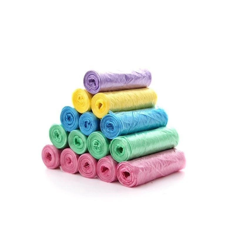 5卷60个抽取式大卷垃圾袋塑料袋黑色手提式加厚家用穿绳宿舍sh