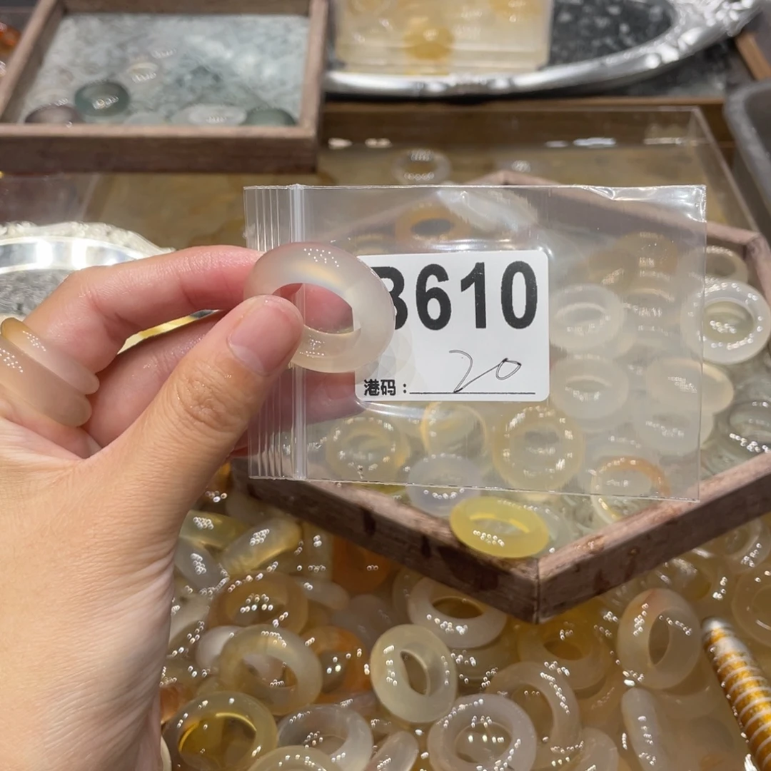 玛瑙/玉髓未镶嵌戒指610