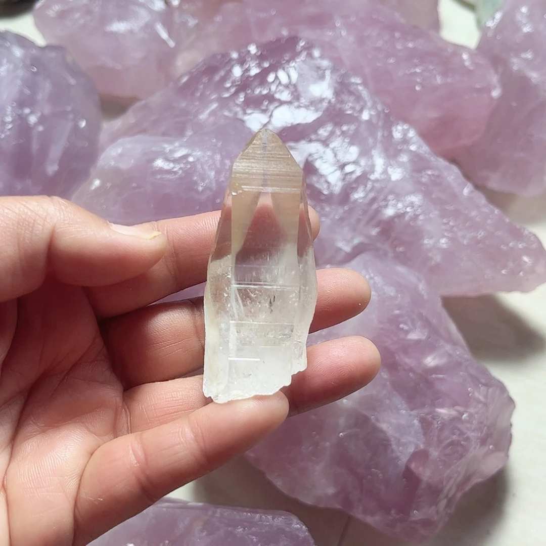 水晶天然水晶原石未镶嵌风*