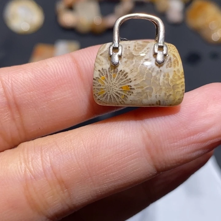【闪购商品】未镶嵌珊瑚玉硅化玉