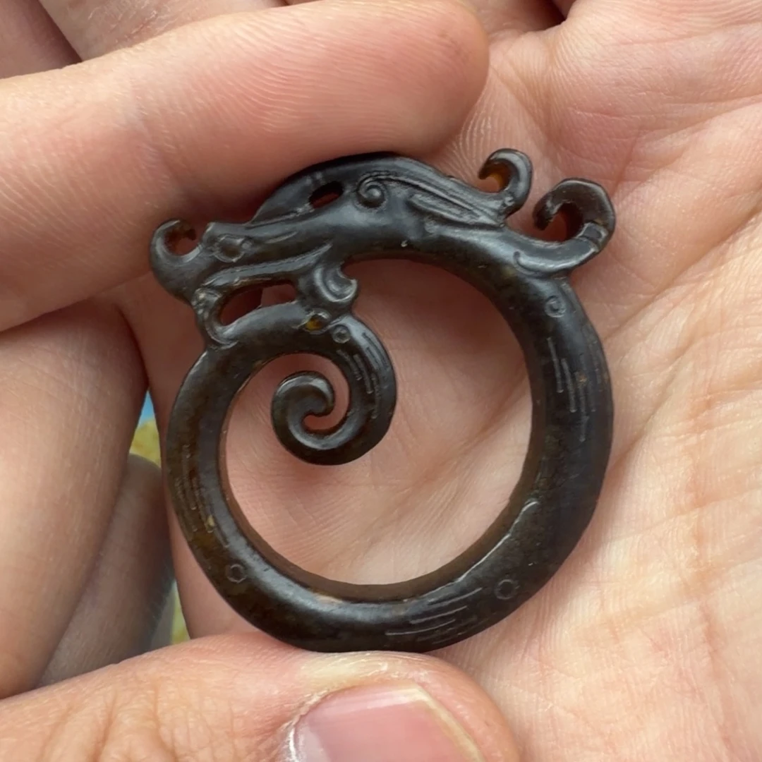 和田玉未镶嵌挂件10