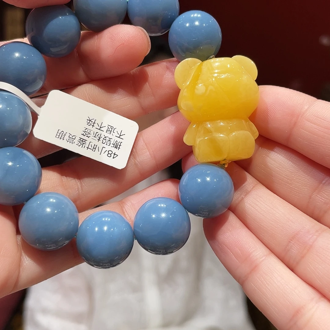 蜜蜡未镶嵌手链蜜蜡
