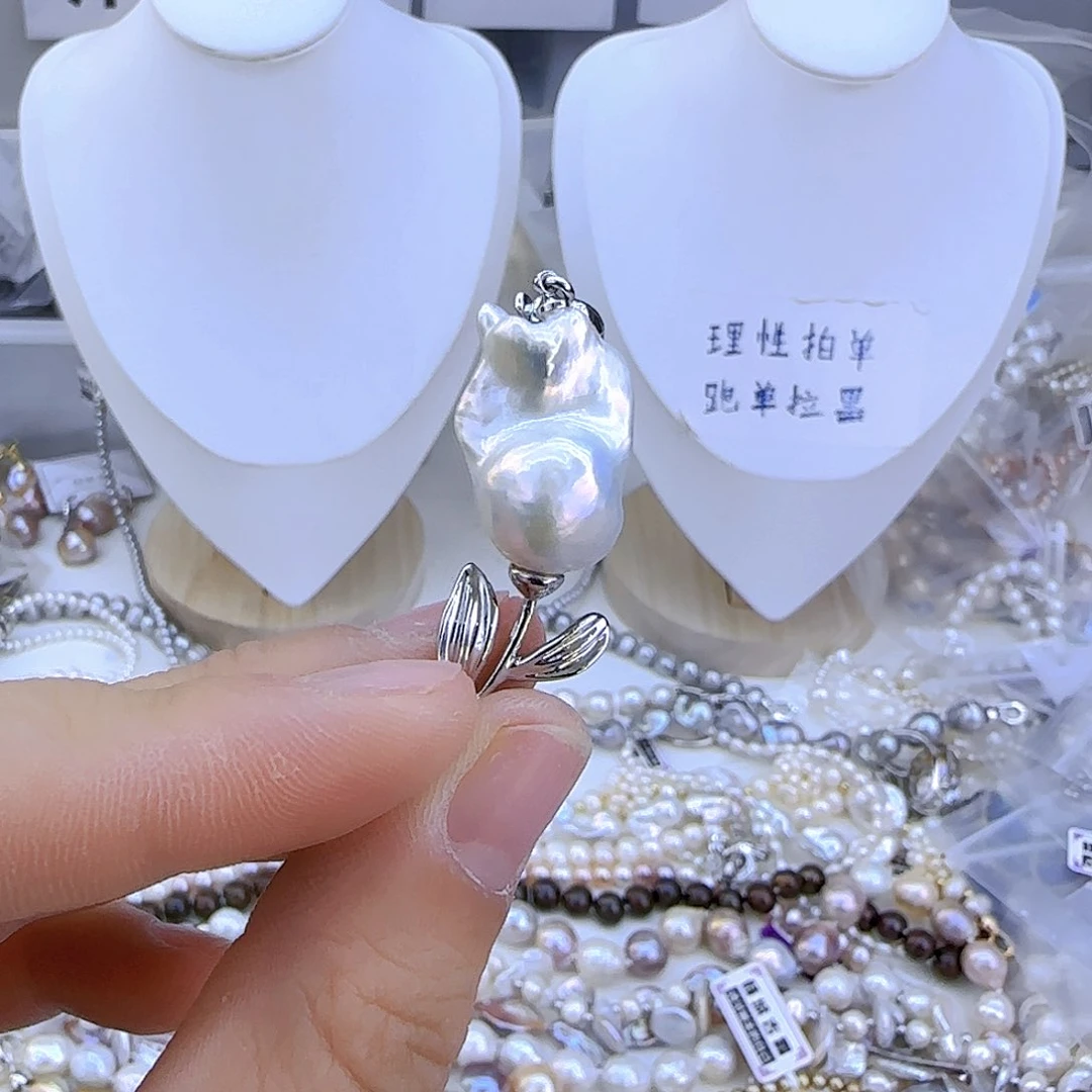 未镶嵌项链定制的727淡水珍珠