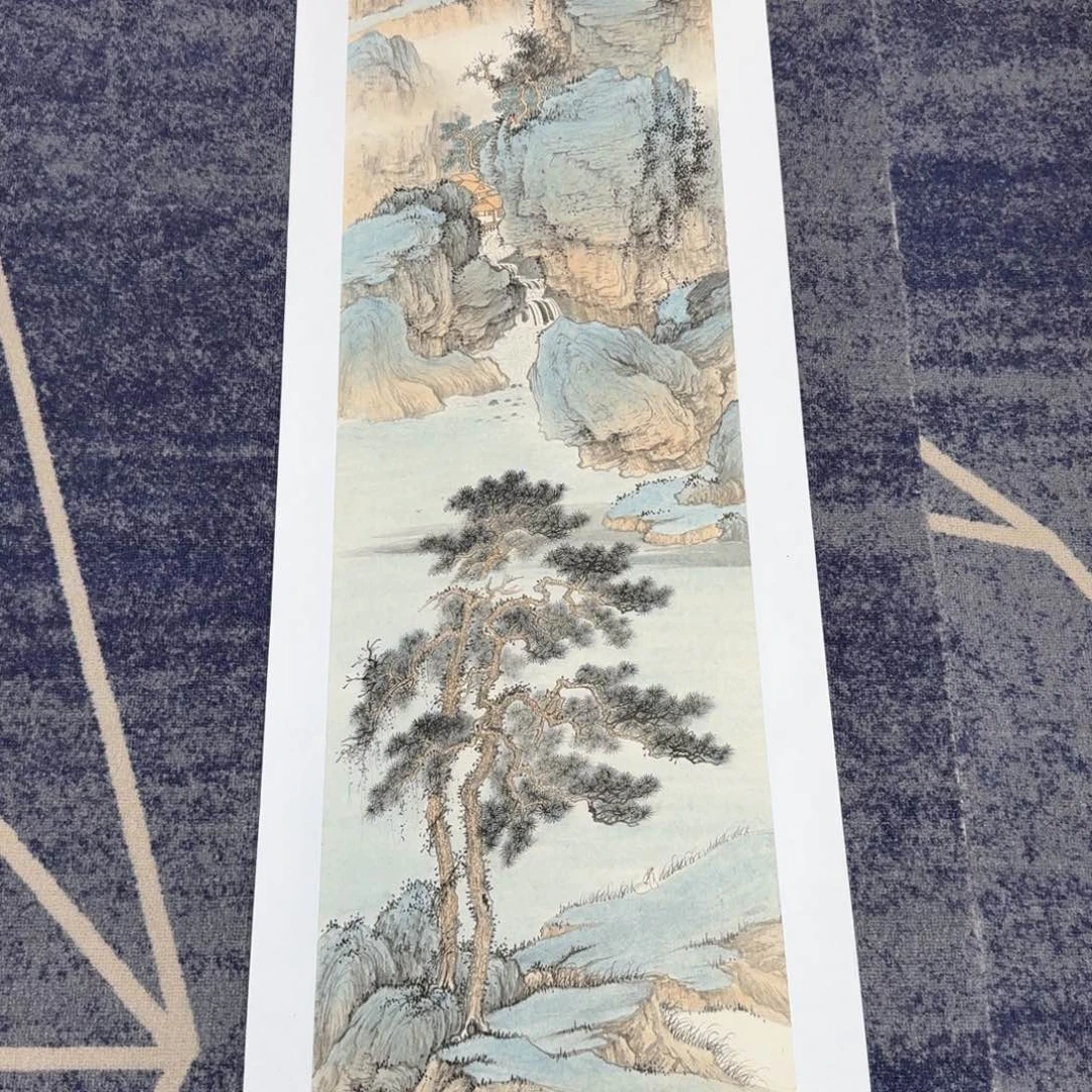 国画国画作品山水花鸟