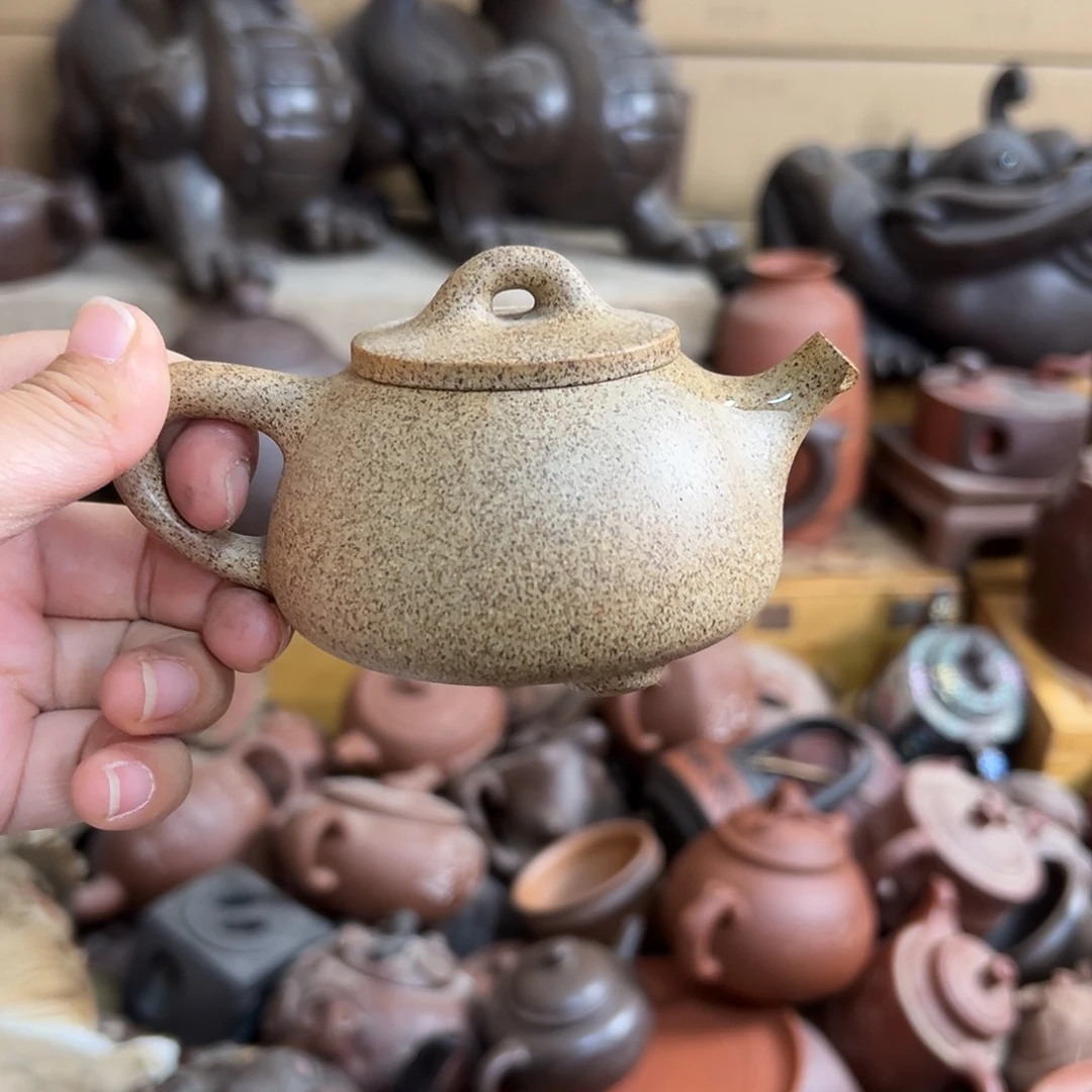 达***氏茶壶紫砂原矿紫砂壶
