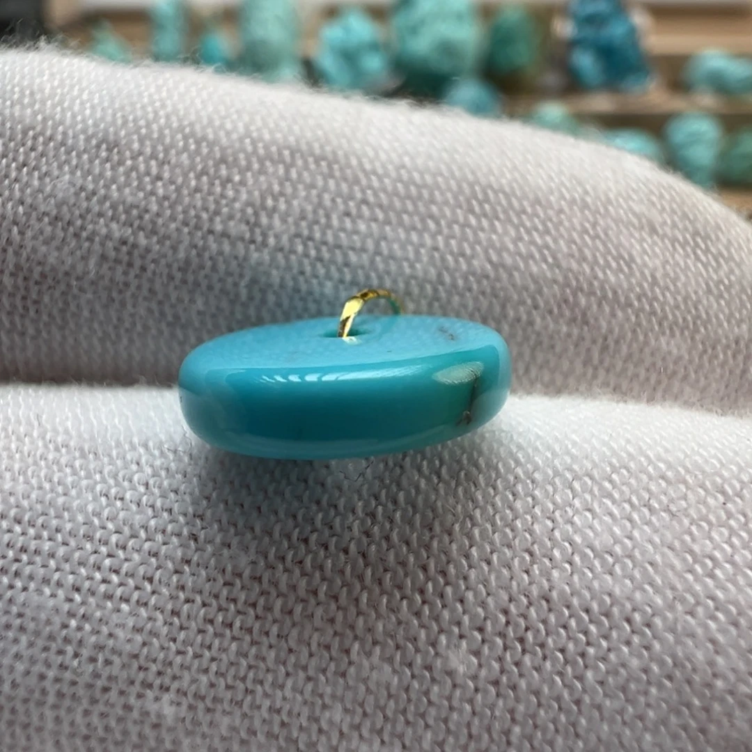 绿松石未镶嵌配饰11.2*3