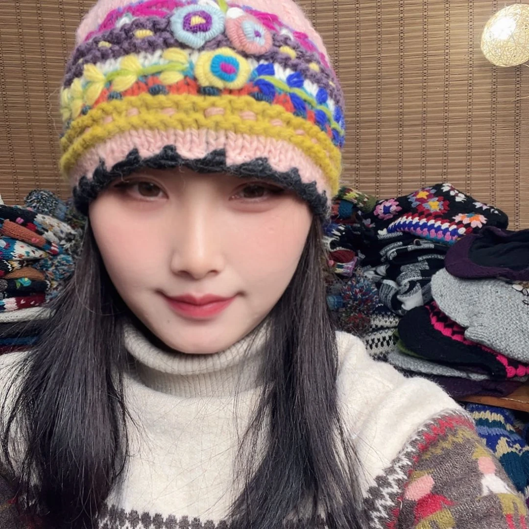 羊毛尼泊尔纯手工帽子265