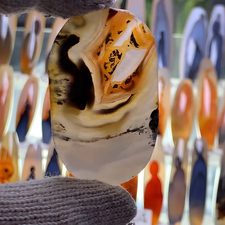 未镶嵌玛瑙/玉髓珠宝半成品137