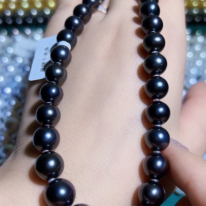 未镶嵌海水珍珠项链9-11