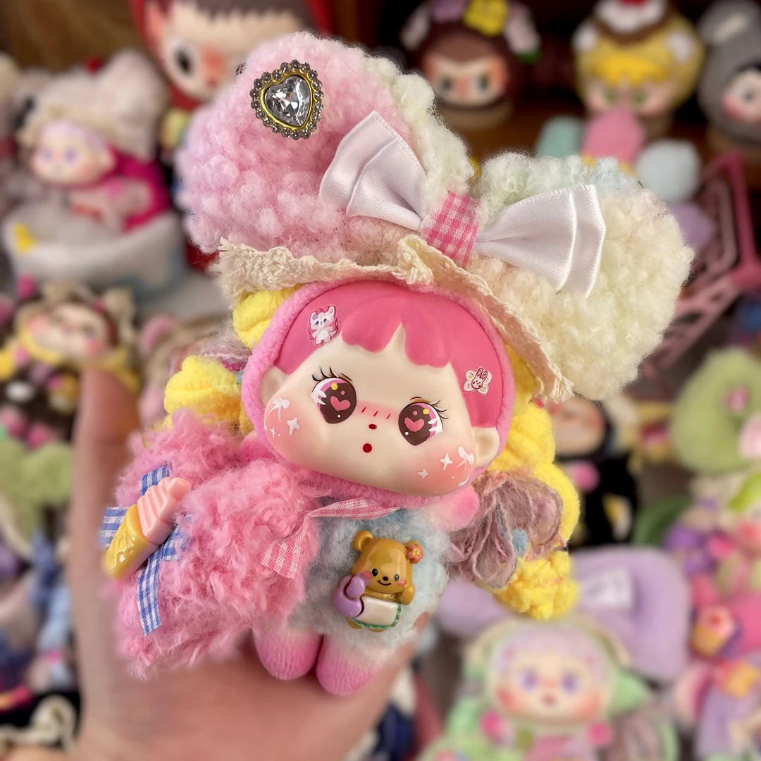 纯手工手缝手绘棉花娃娃毛绒卡通玩偶挂件