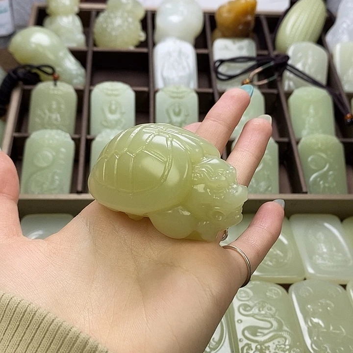 昆仑石龙龟 手把