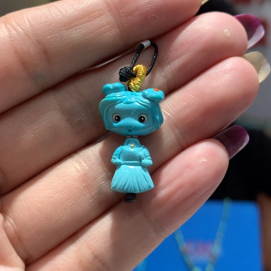 未镶嵌绿松石吊坠