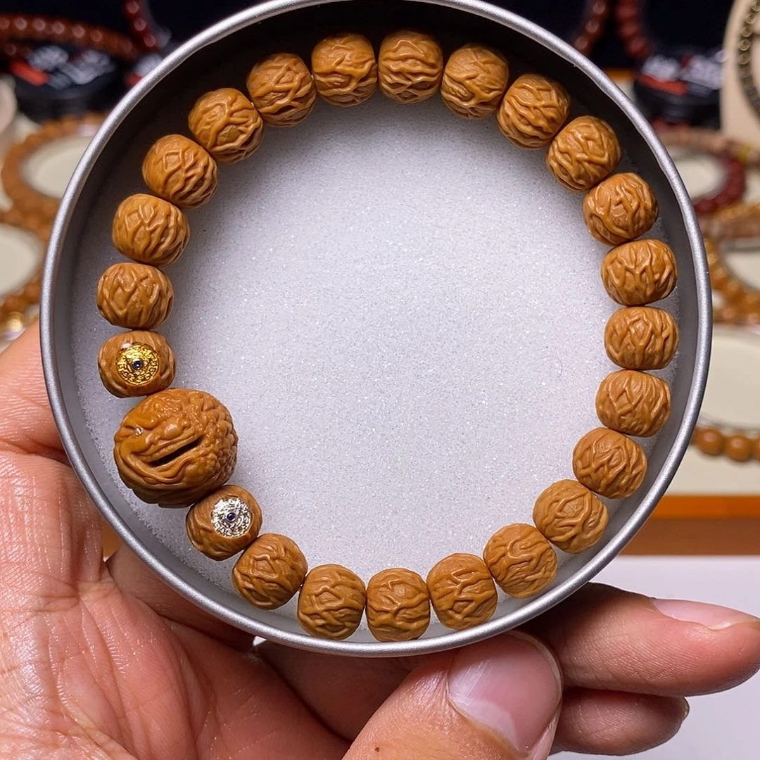 猴头核桃手串恶僧精工狂暴毒液尺寸10+全品