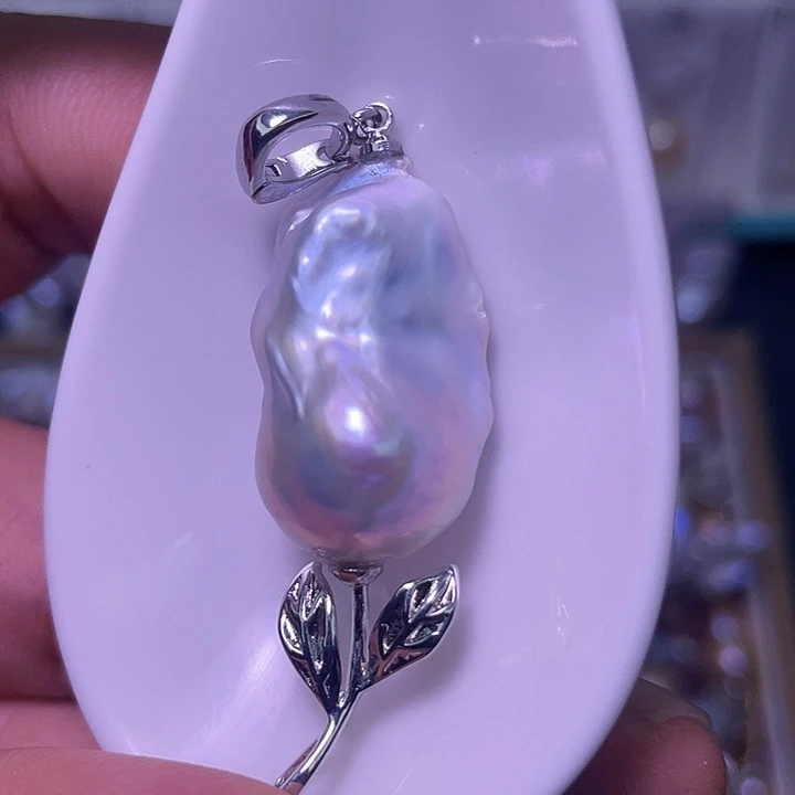 颈饰合金淡水珍珠50