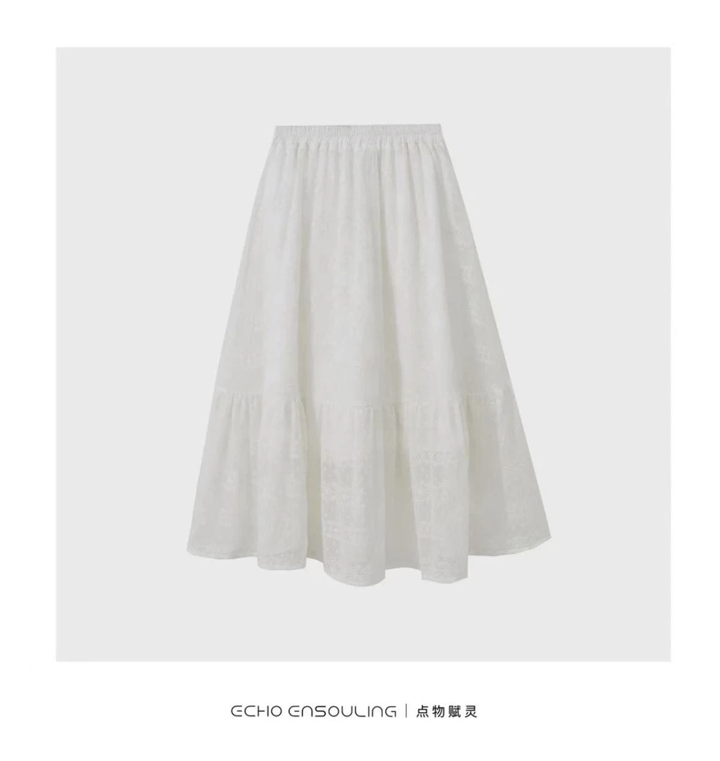 ECHO ENSOULING/点物赋灵E61135提花休闲半裙