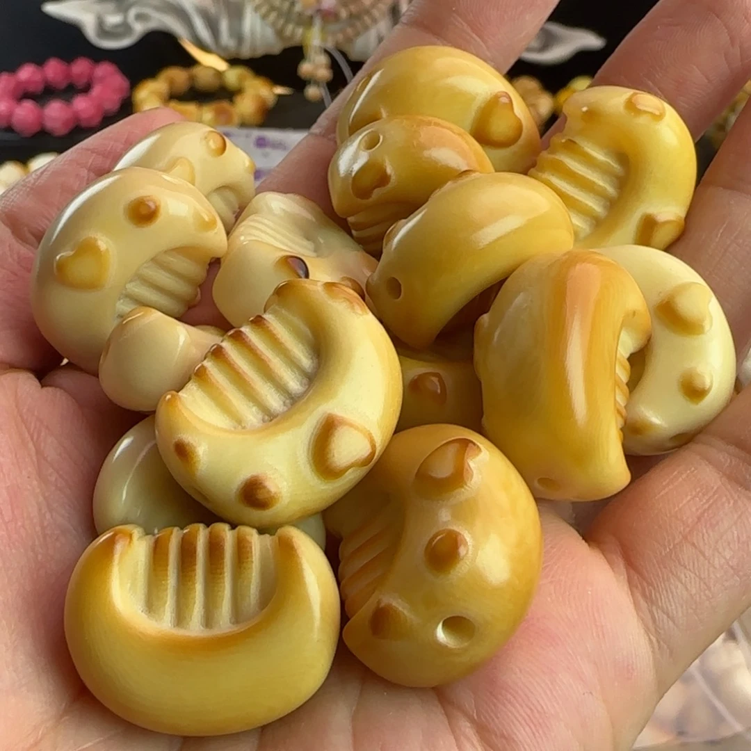 菩提根/象牙果吊坠微瑕疵爱心梳子10颗