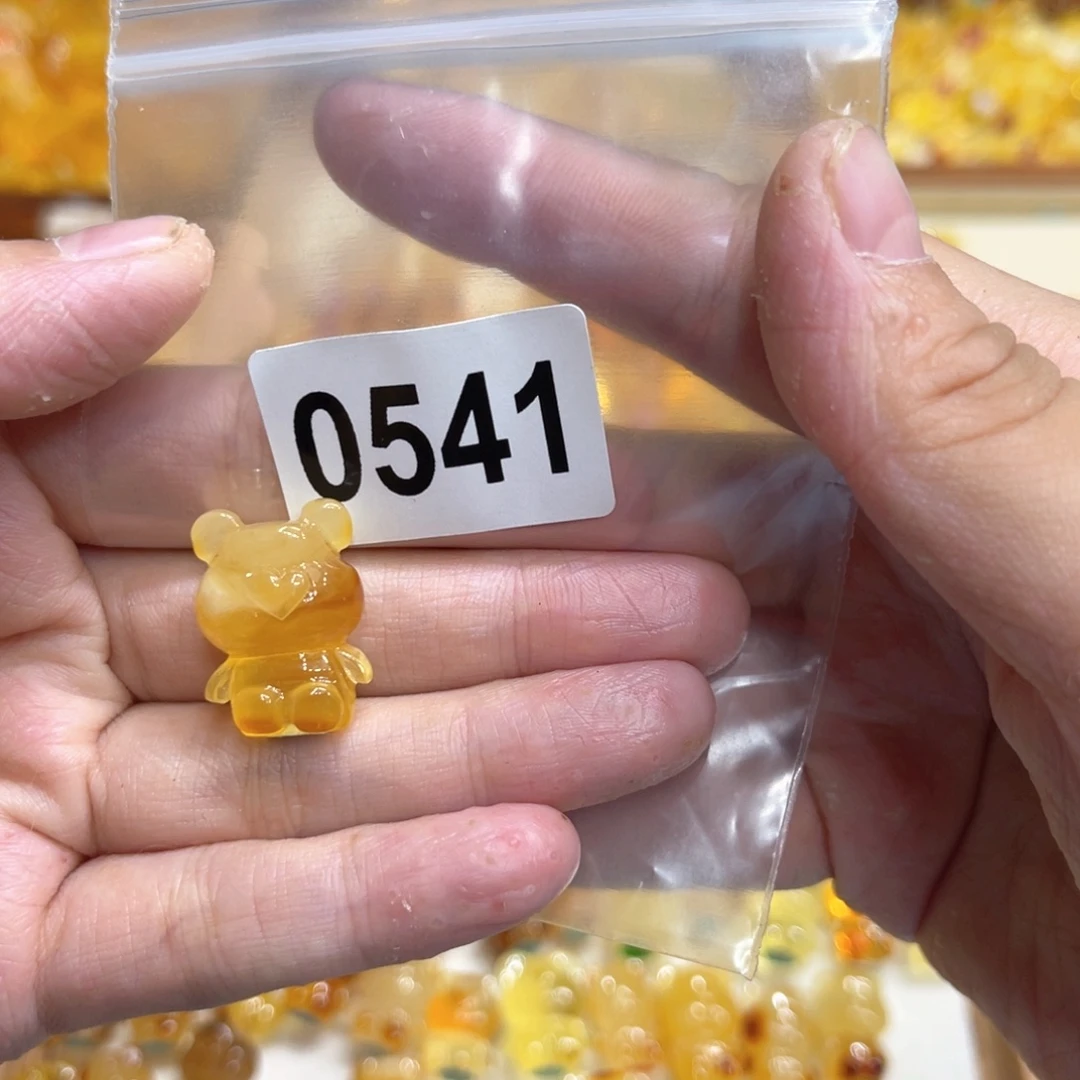 琥珀颈饰未镶嵌蜜蜡