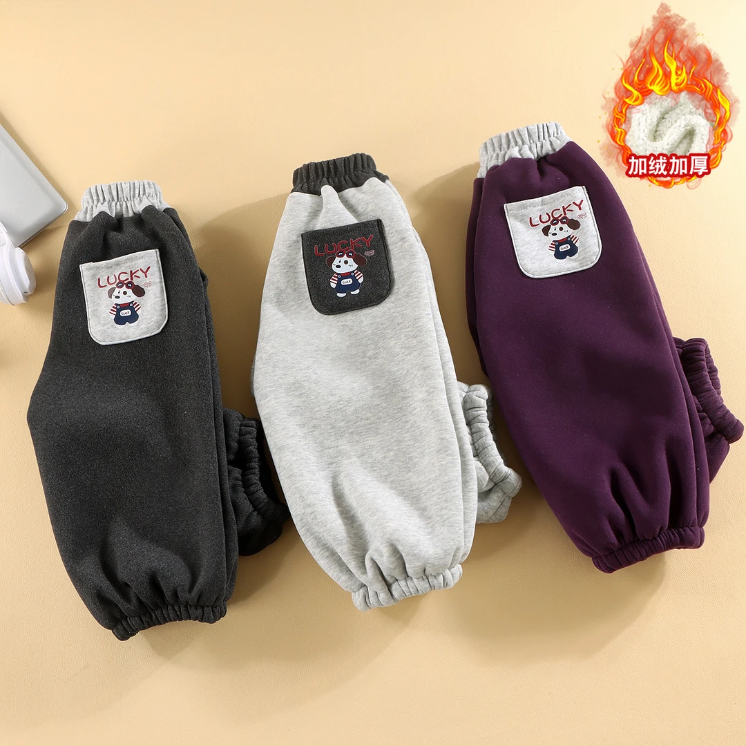 【加绒】儿童一体绒裤子冬季婴儿加厚卫裤男童冬装女童宝宝保暖长裤