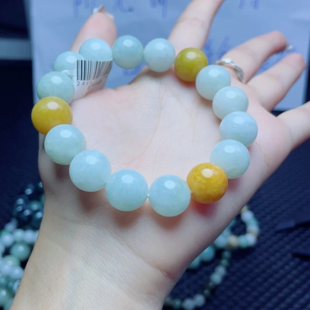 未镶嵌戒指翡翠珠串