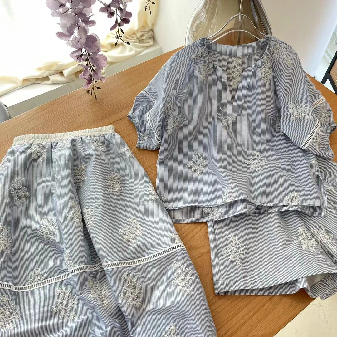 【喜儿定制】X夏季新款百搭时尚短袖短裤半裙汉服休闲中大童