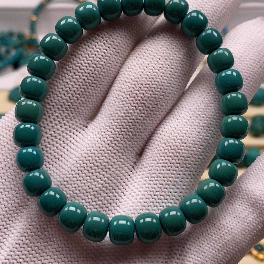 未镶嵌绿松石珠宝奇石老型单圈7.5mm