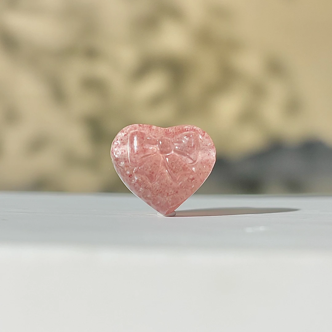 爱心草莓晶配件手工配饰（15*13*8）-多样性发其一-CM922