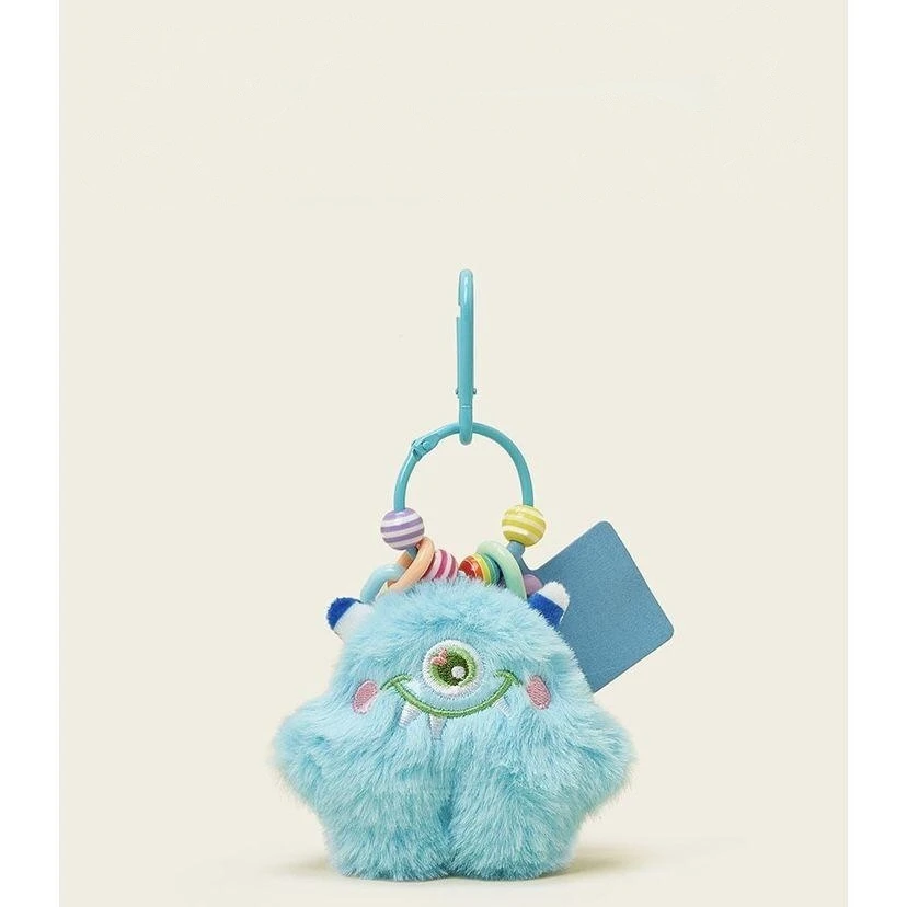 可爱怪兽毛绒公仔包包挂饰钥匙扣礼品手机壳小礼物送朋友卡通百搭