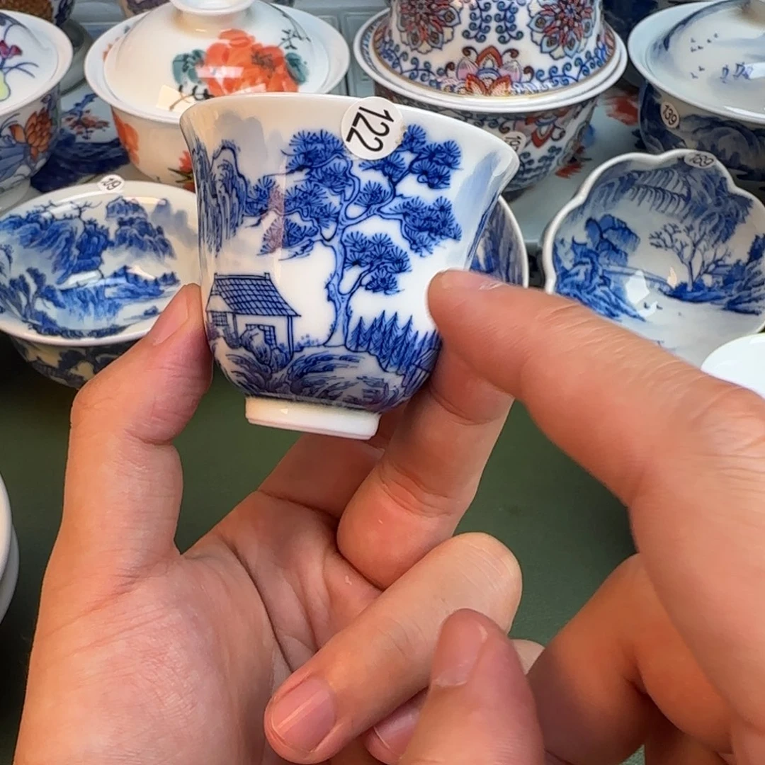 彦祖纯手工手绘茶具122