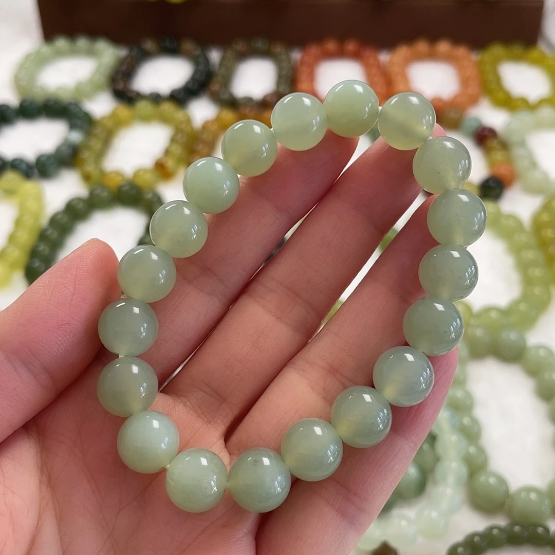 蛇纹石玉未镶嵌手串