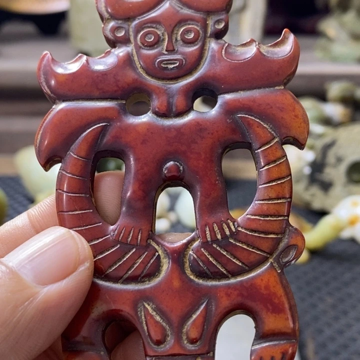 和田玉（糖玉）22K金镶嵌手链