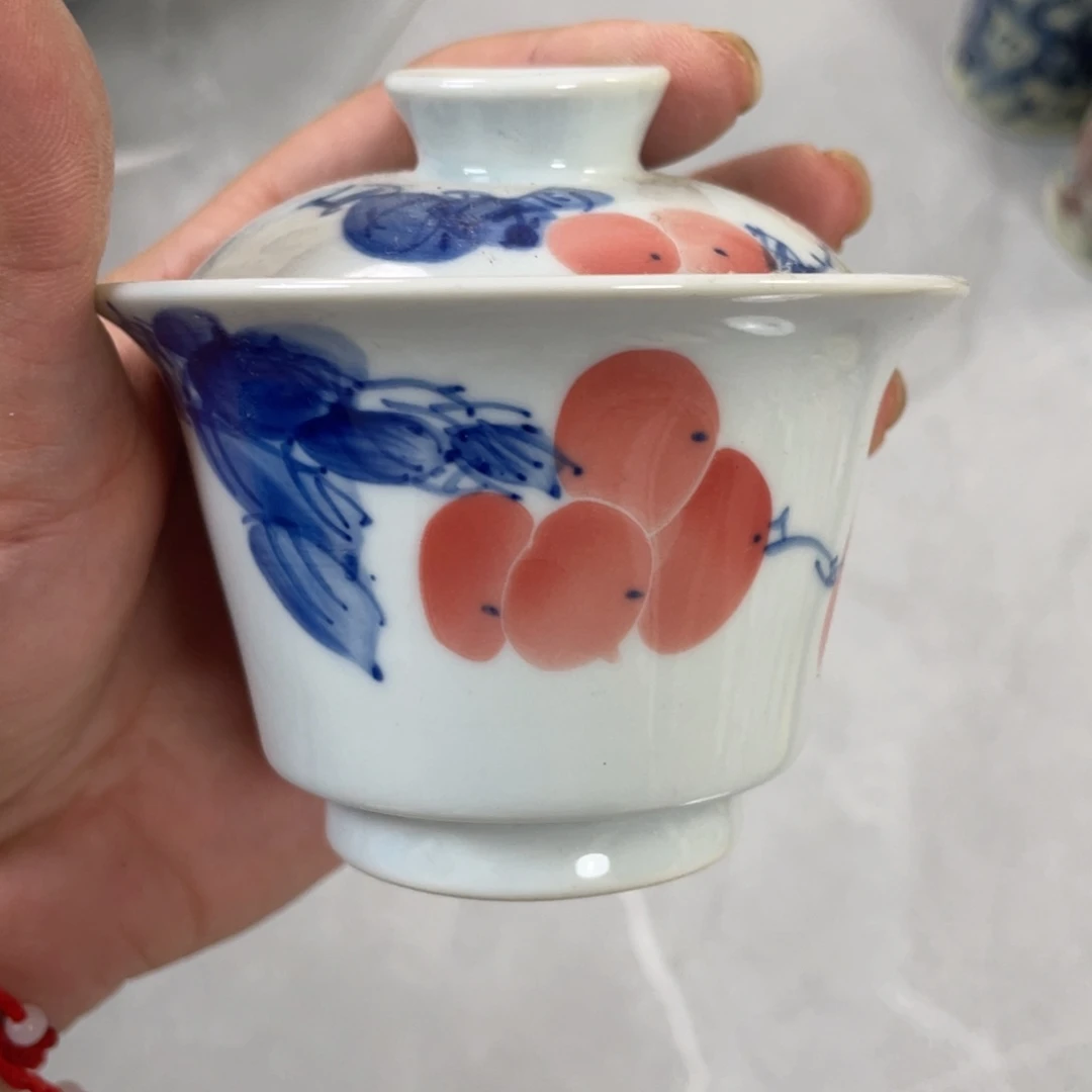 景德镇手工手绘盖碗