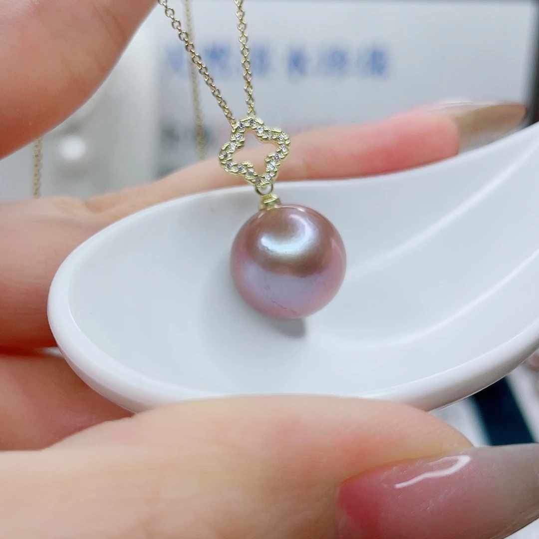 吊坠(赠链)钛钢淡水珍珠