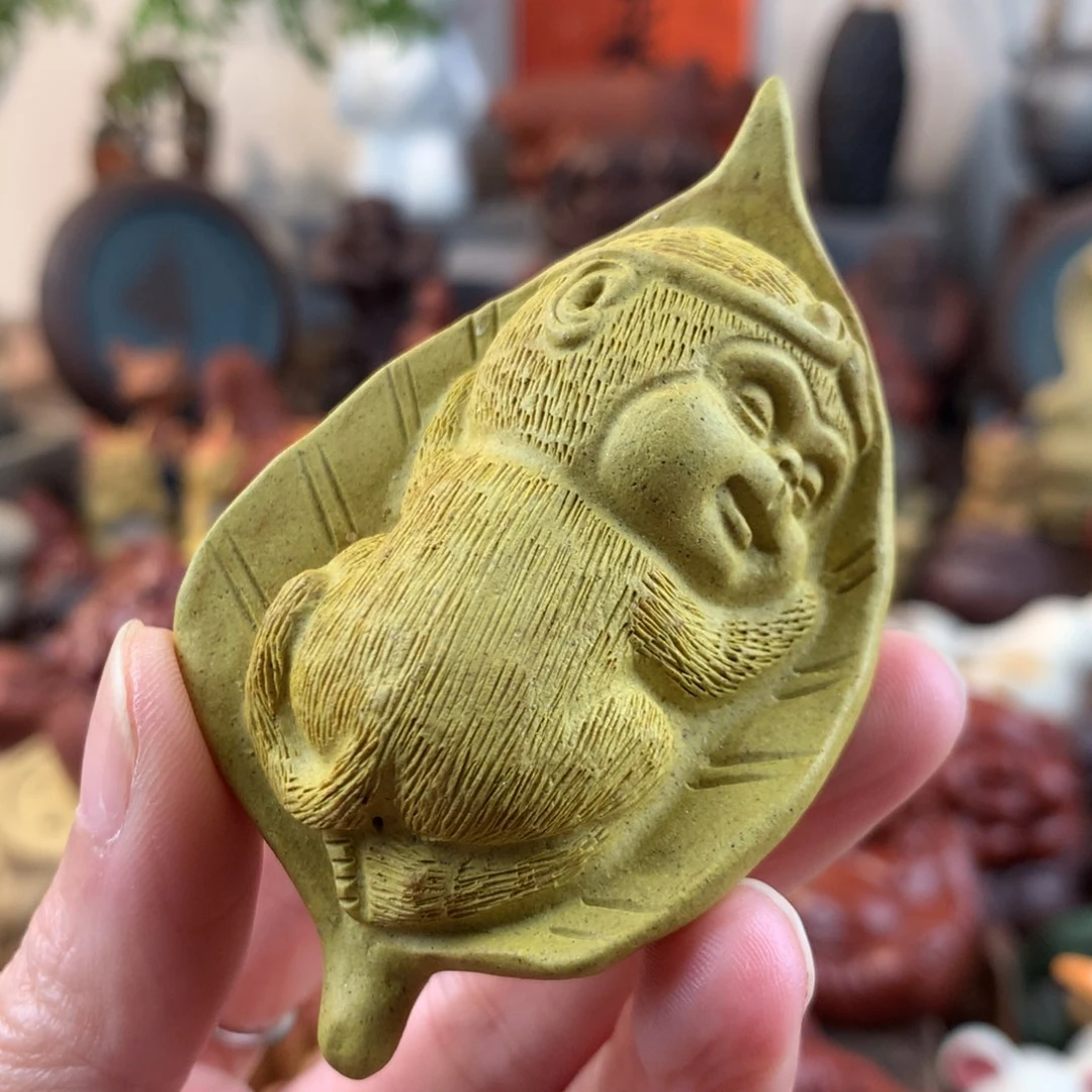 紫砂茶宠一叶封侯就是你