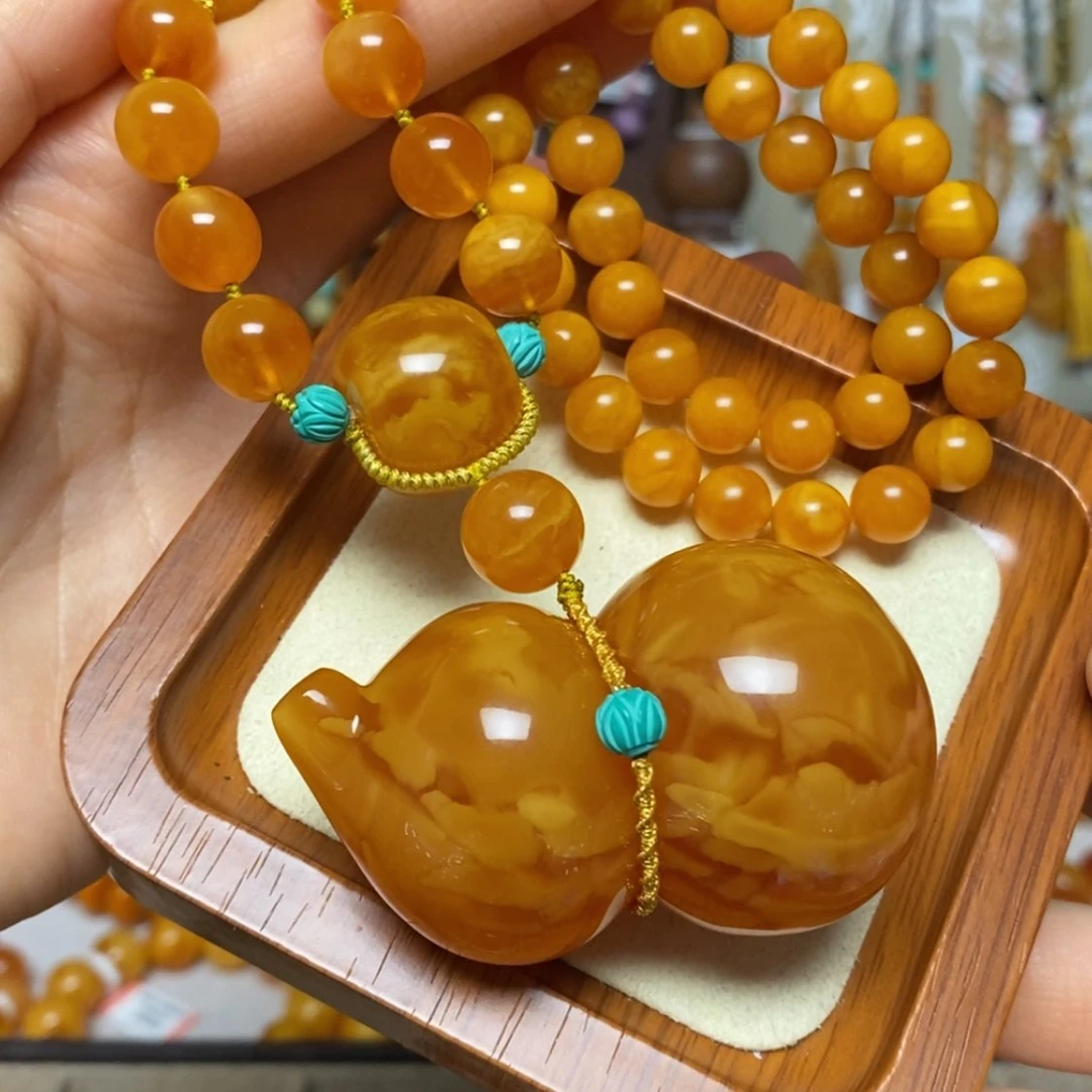 【闪购商品】蜜蜡颈饰未镶嵌项链