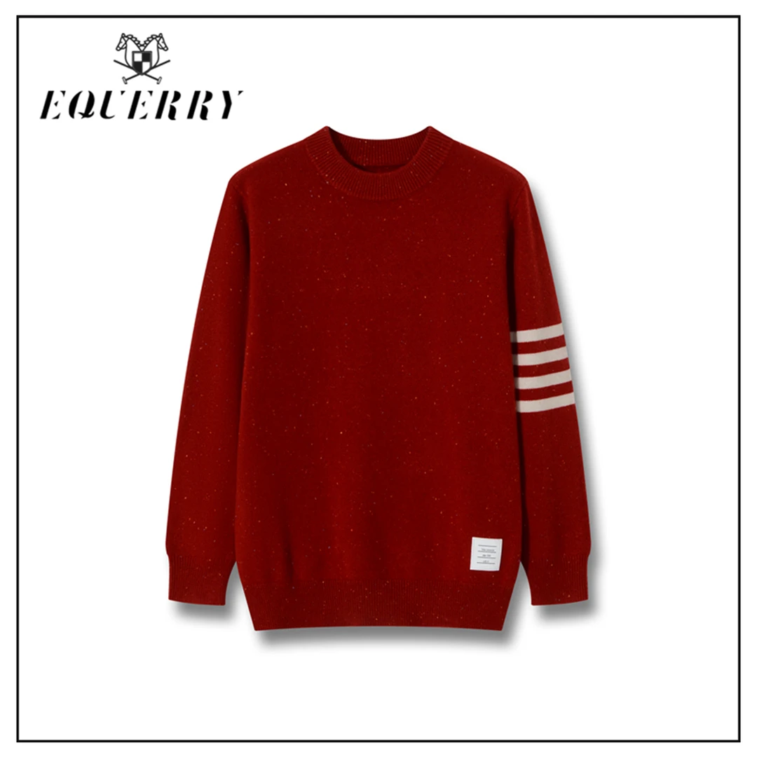 【元晨专享】EQ冬季时尚100羊毛圆领毛衫EQ77A2430-M368